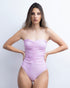 Petals Strapless One Piece